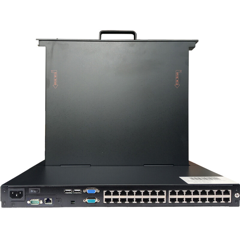 高效便捷的远程管理利器 32口网口CAT5带IP远程KVM切换器